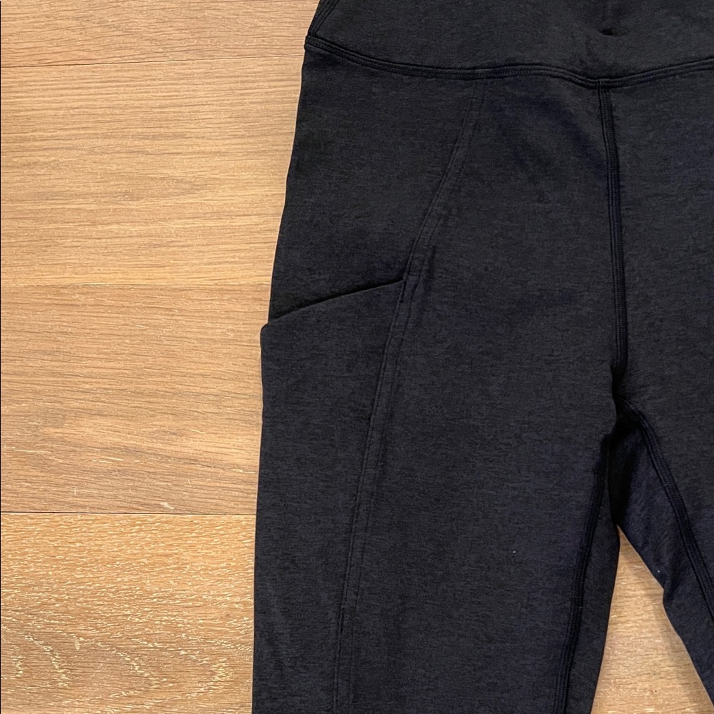 Lululemon soft sueded Black High-Waisted Leggings - Picture 3 of 4